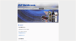 Desktop Screenshot of clpservis.cz